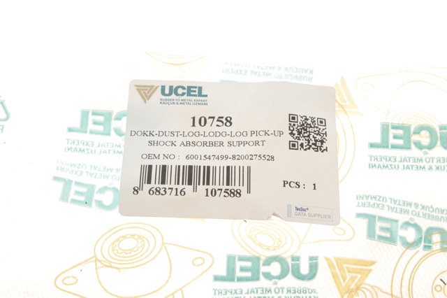 Опора стійки амортизатора переднього Uc-el 10758 ціна, від 7.49 USD