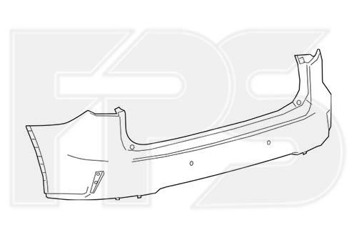 Купити 521590E921 Toyota Задній бампер