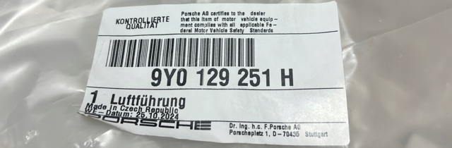  9Y0129251H Porsche