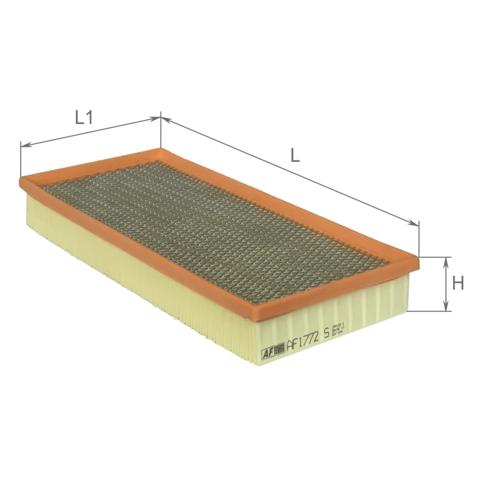 Елемент повітряного фільтра Alpha Filter AF1772S ціна, від 5.24 USD