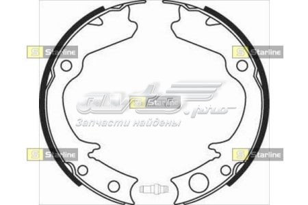 BC08360 Starline Гальмівні колодки ручника