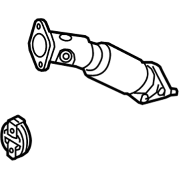 28610B0390 Hyundai/Kia Труба приймальна (штани) глушника, передня