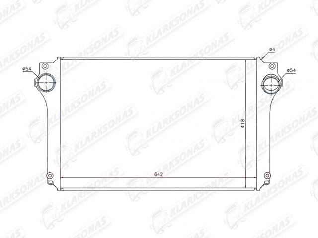 Радіатор интеркуллера 179400R010 Toyota