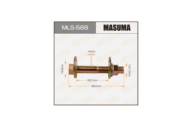 Гайка заднього нижнього важеля ексцентрична (розвалу) Masuma MLS588 ціна, від 3.69 USD