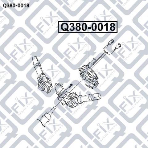 Шлейф керма Q-fix Q3800018 ціна, від 27.07 USD