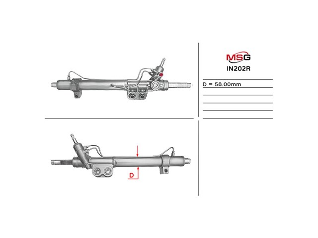 Управління рульове в зборі MSG Rebuilding IN202R ціна, від 262.26 USD