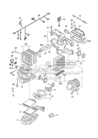 Двигун заслінки рециркуляції повітря Volkswagen Polo 5 RUS (602, 604, 612, 614) (Фольцваген Поло)