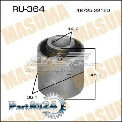 Сайлентблок заднього кулака Masuma RU364 ціна, від 3.88 USD