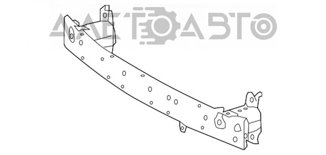 Підсилювач бампера переднього 81X2073 Polcar