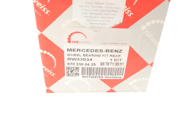 Підшипник маточини Rotweiss RW33034