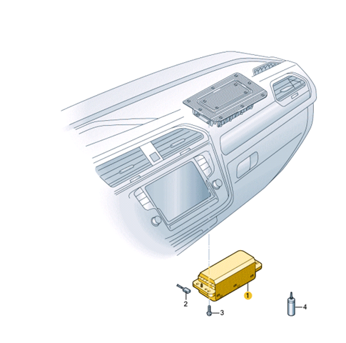  Подушка безпеки, пасажирська, AIRBAG VOLKSWAGEN Tiguan 