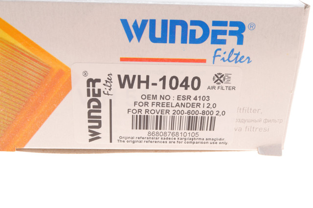 Елемент повітряного фільтра Wunder WH1040 ціна, від 4.12 USD