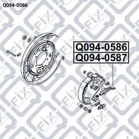 Купити Q0940586 Q-fix Ремкомплект ручника