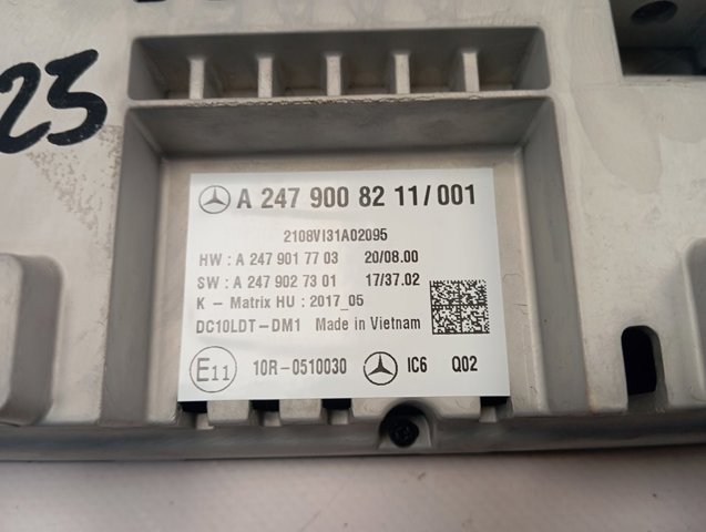 A2479008211 Mercedes Щиток приладів додатковий