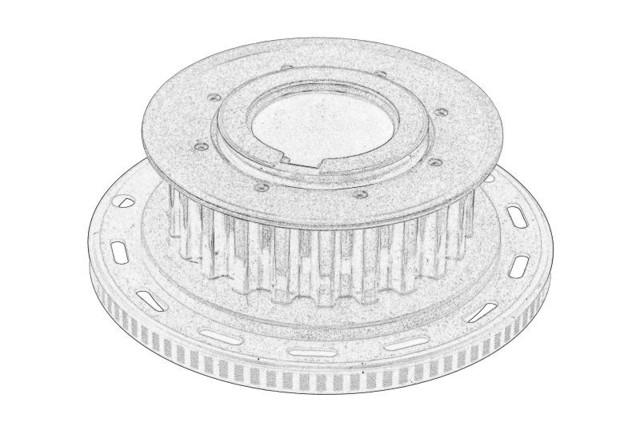 Зірка-шестерня приводу коленвалу двигуна 9817681980 Fiat/Alfa/Lancia