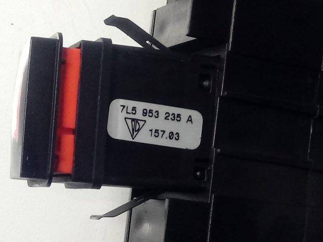 Кнопка включення аварійної сигналізації Porsche 7L5953235A ціна, від 3.05 USD