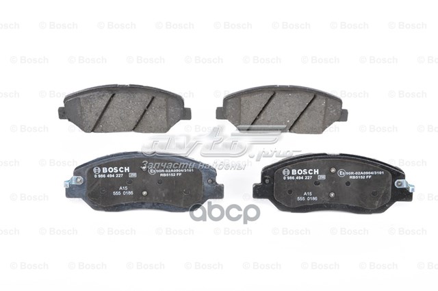 986494227 Bosch Передні гальмівні колодки