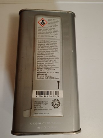 A000989560509 Mercedes Рідина гальмівна