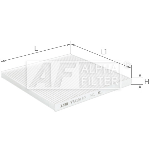 Купити AF5088 Alpha Filter Фільтр салону вугільний