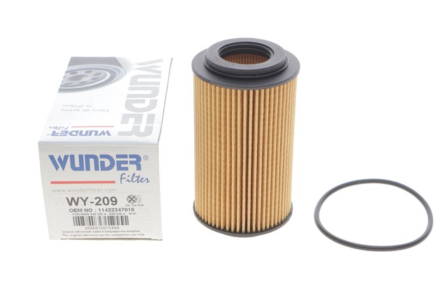 Масляний фільтр двигуна Wunder WY209 ціна, від 3.78 USD