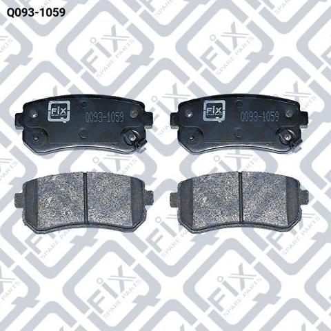 Купити Q0931059 Q-fix Задні колодки