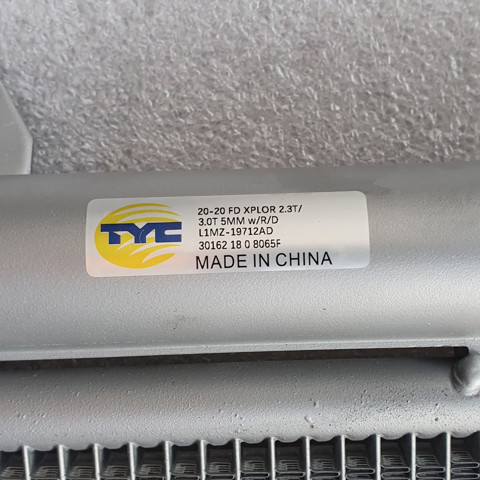Радіатор кондиціонера 30162 TYC