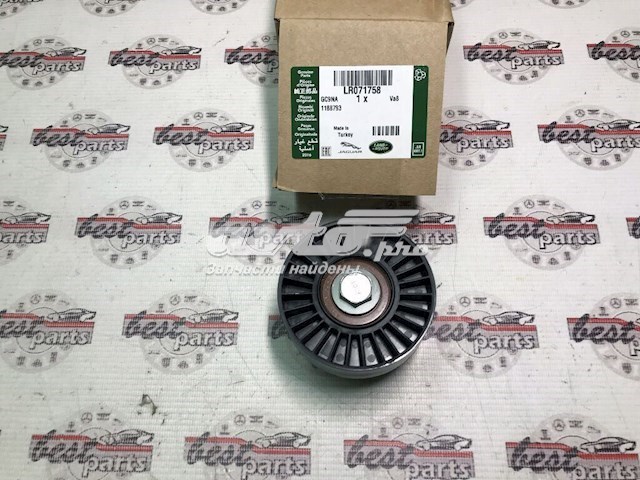 LR071758 Land Rover Ролик приводного ременя, паразитний