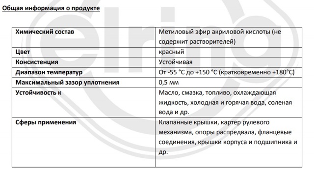 470500 Elring Герметик прокладковий