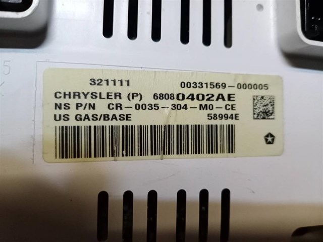  Chrysler 68080402AE ціна, від 6.33 USD