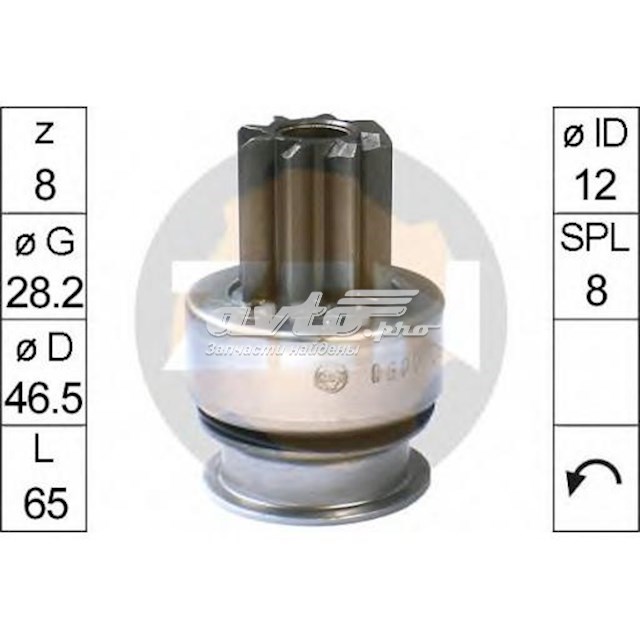 Купити ZN0600 ZEN Бендикс стартера