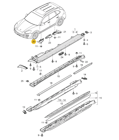  958559829009B9 Porsche