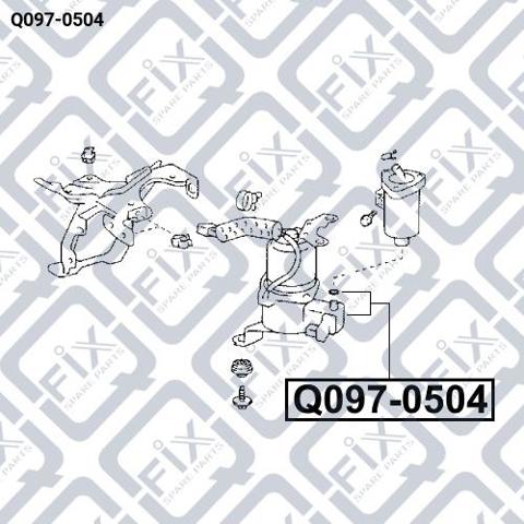 Компресор пневмопідкачкою (амортизаторів) Q-fix Q0970504 ціна, від 288.88 USD