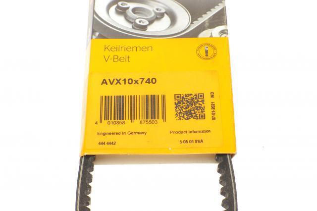 Ремінь генератора AVX10X740 Continental/Siemens