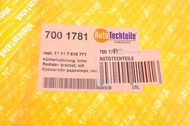 Кронштейн радіатора лівий 7001781 Autotechteile