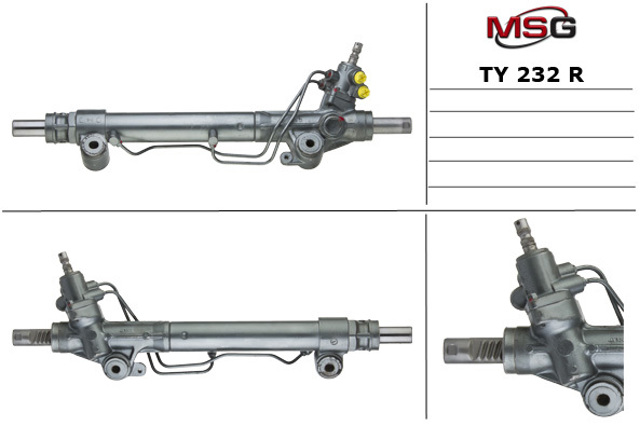 Рульова рейка TY232R MSG Rebuilding