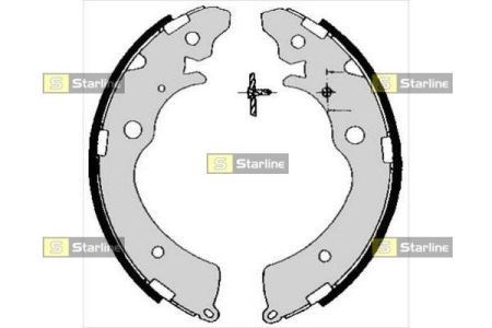 Передні тормозні колодки BC05690 Starline