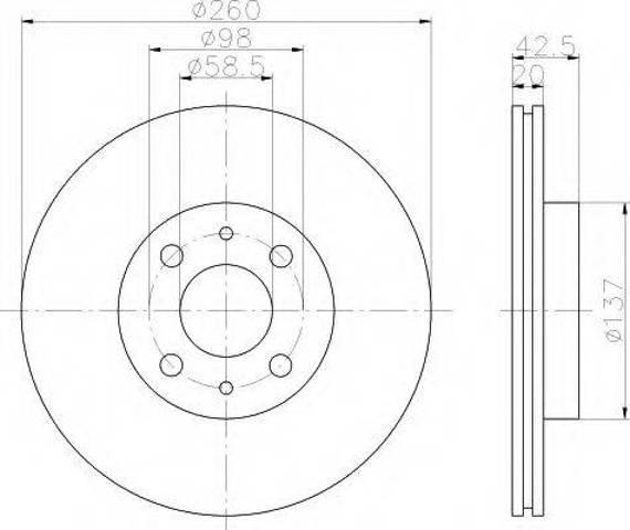 Купити 986479346 Bosch Ротор гальмівний