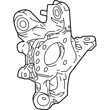 4230511010 Toyota Цапфа поворотна ліва