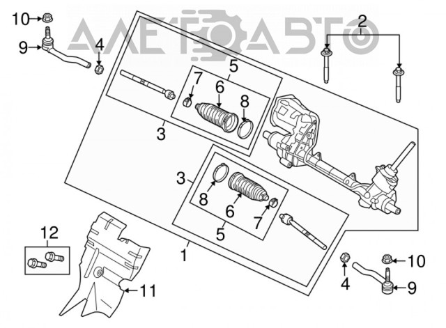 Рулевой наконечник FORD DG9Z3A130A Рулевой наконечник FORD DG9Z3A130A