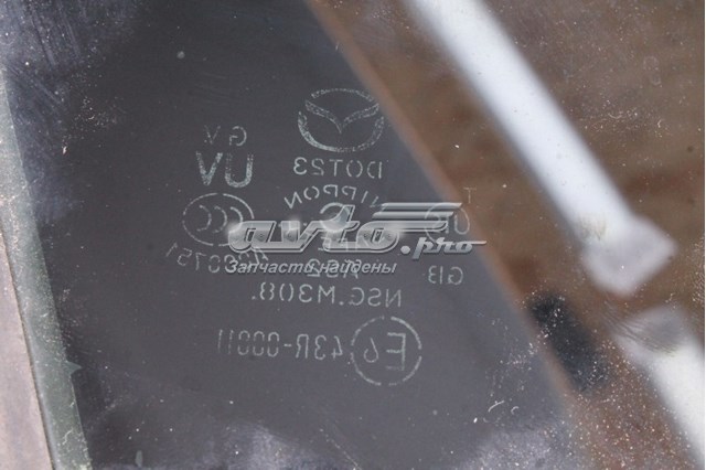 Скло-кватирка двері, задній, правій Mazda GHK172661D