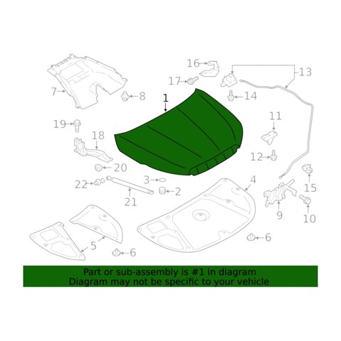 Капот FPS FP6728281 ціна, від 162.74 USD