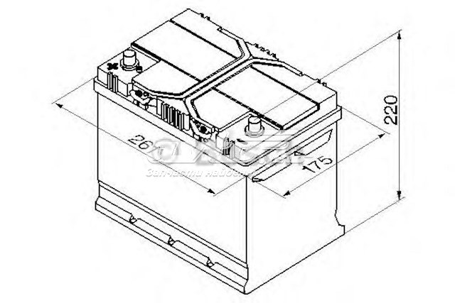 Купити Bosch Ємність 70А/г 0092S40270