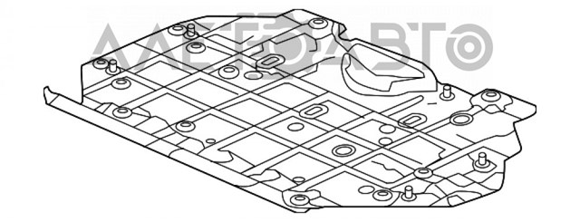 Купити 74111T7WA00 Honda Захист піддона картера двигуна