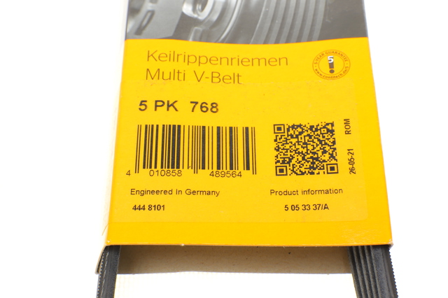 5PK768 Continental/Siemens Поліклиновий ремінь
