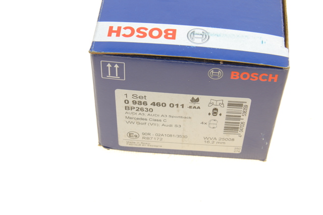 Задні гальмівні колодки Bosch 0986460011 ціна, від 34.47 USD