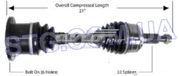 Вісь передня Cardone 661009 ціна, від 160.06 USD