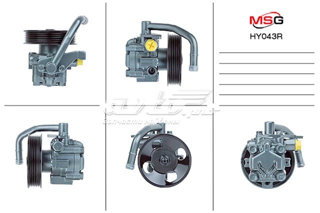HY043R MSG Rebuilding Насос гідропідсилювача