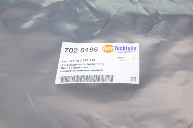 7025196 Autotechteile Спідниця заднього бампера
