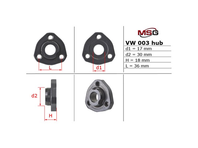  VW003HUB MSG