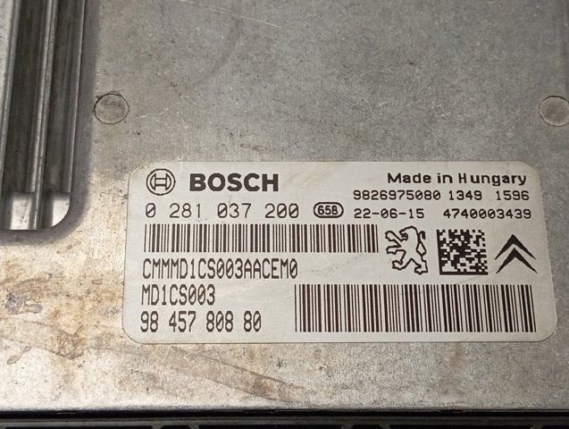  Peugeot/Citroen 9845780880 ціна, від 613.71 USD